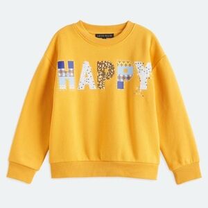 Girls XL Happy Graphic Crewneck
